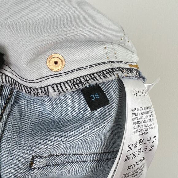 NWT Gucci Donald Duck Denim Shorts Size 38 - Picture 13 of 15